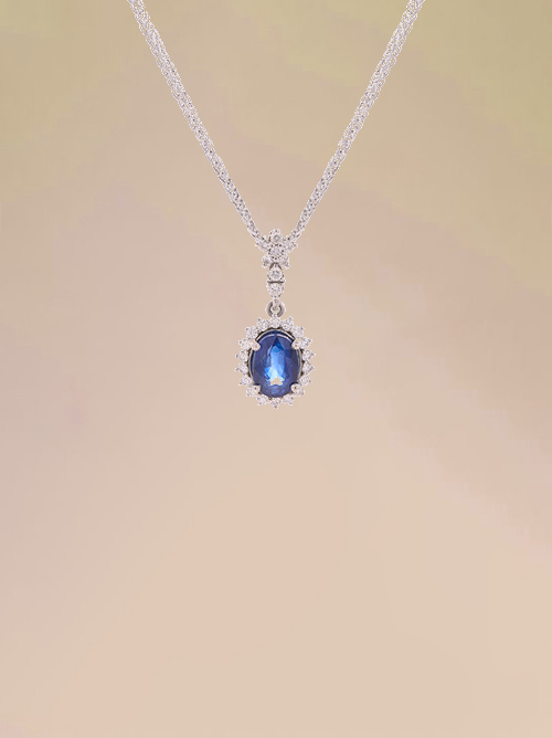 Blue Sapphire Pendants