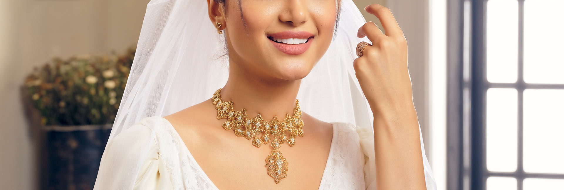 bride with Jewelries 